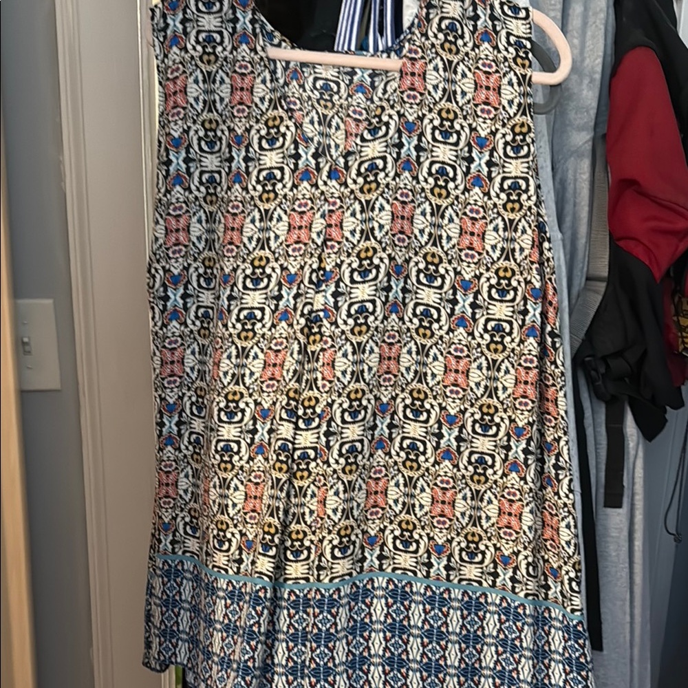 Rose & Olive Floral Patterned Tunic